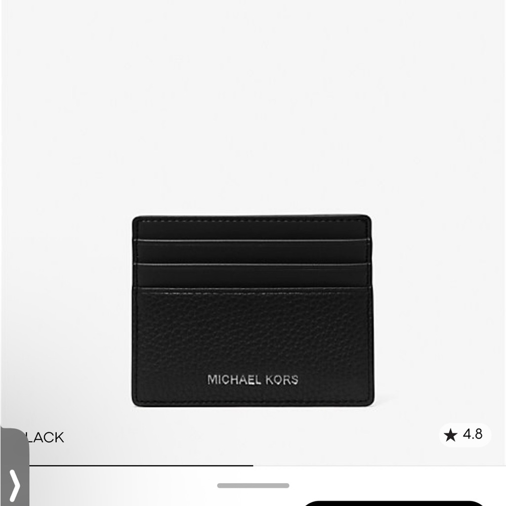 Michael Kors Elegant Black Card Holder